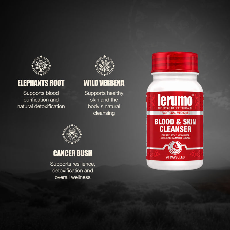 Why Lerumo Blood & Skin Cleanser Capsules?