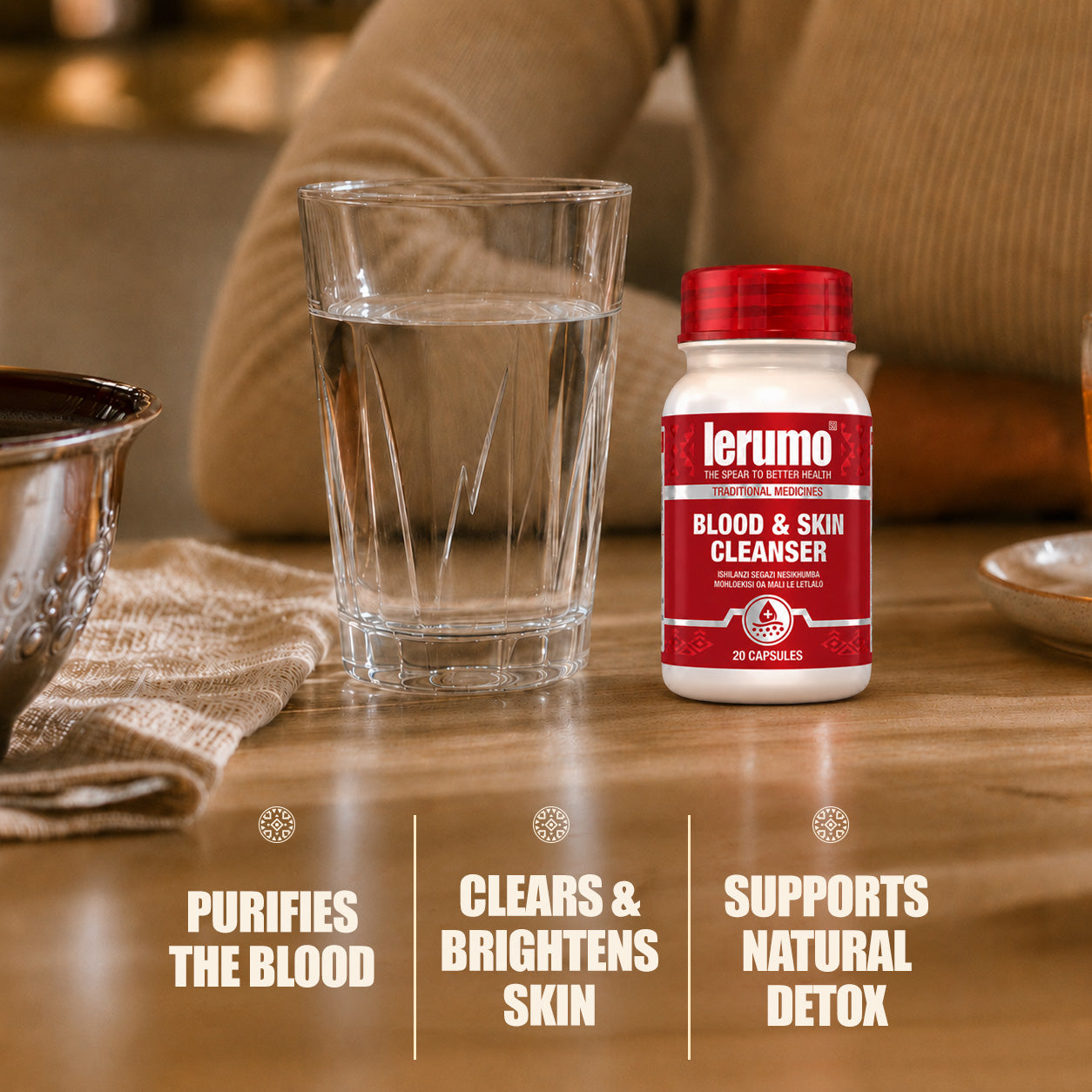 LERUMO BLOOD & SKIN CLEANSER 20's